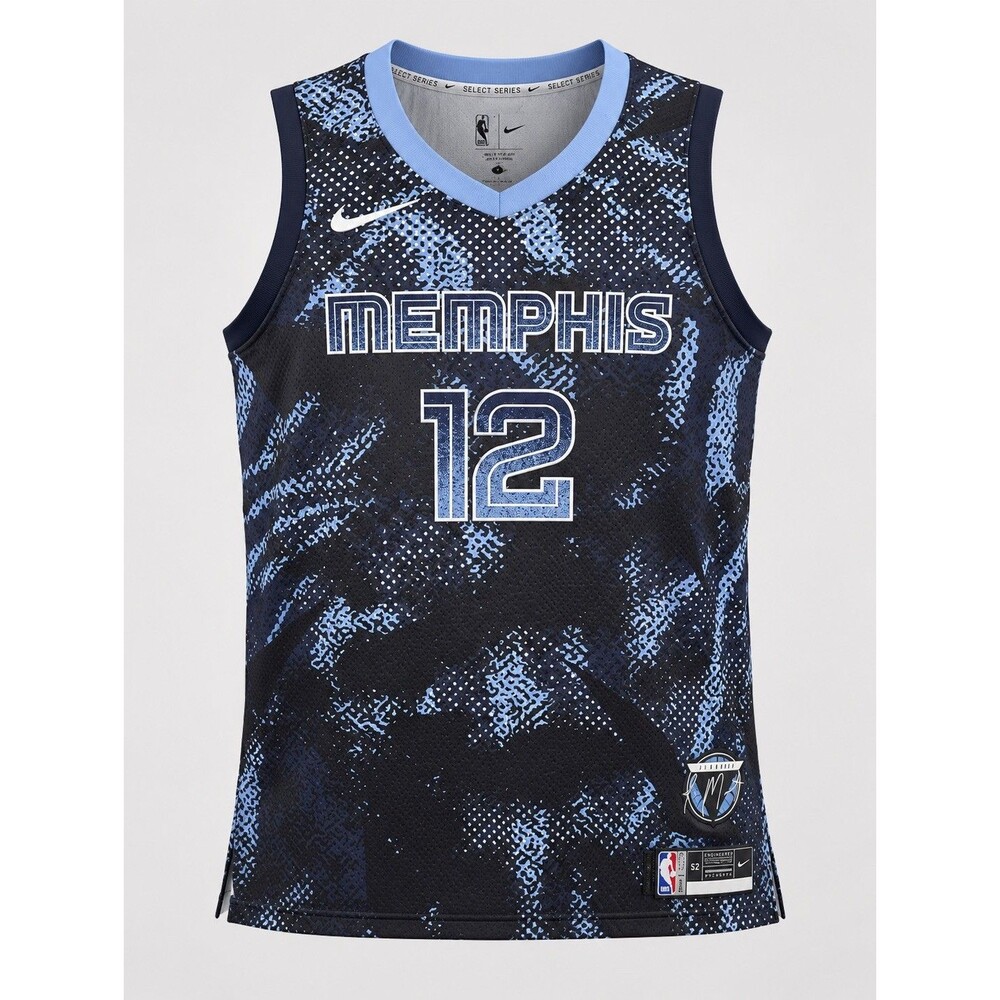 Nike Ja Morant Memphis Grizzlies #12 Select Series Jersey 52 XL NWT